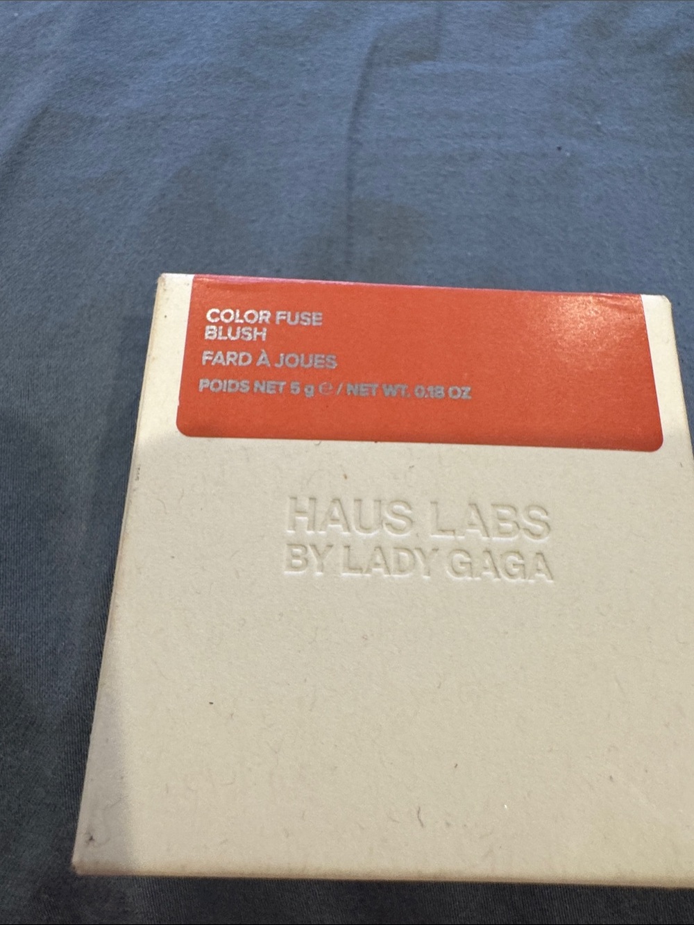 Product Box on Fabric